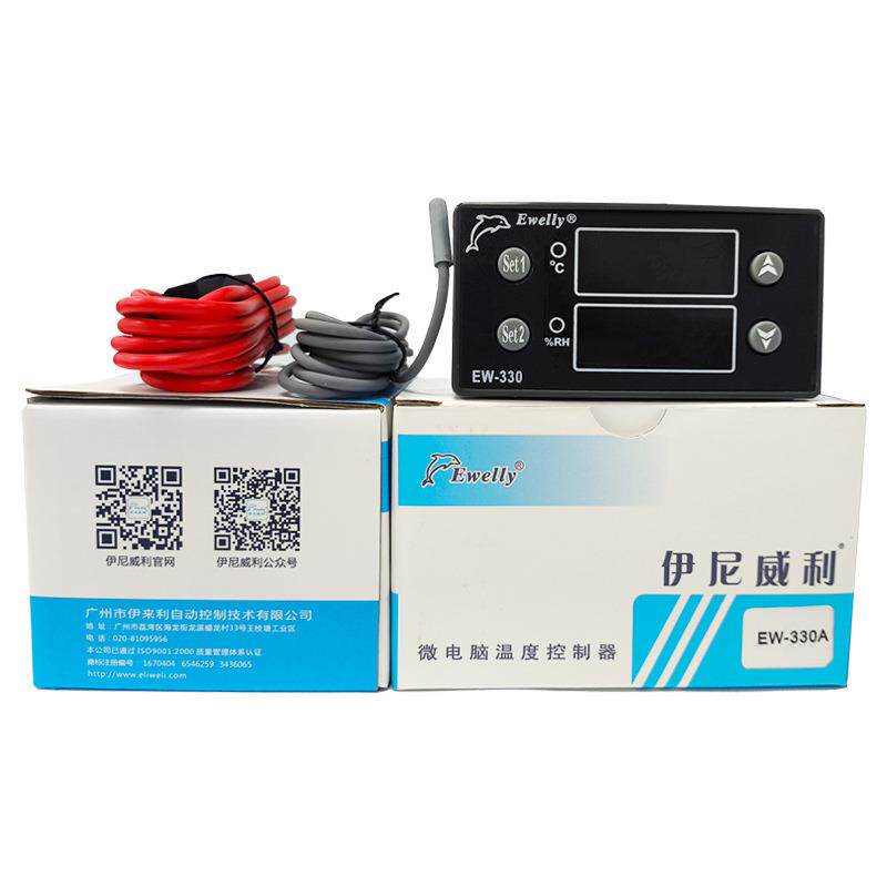 EW-330A阴凉柜药品柜温控器高精度数显恒温恒湿控制器