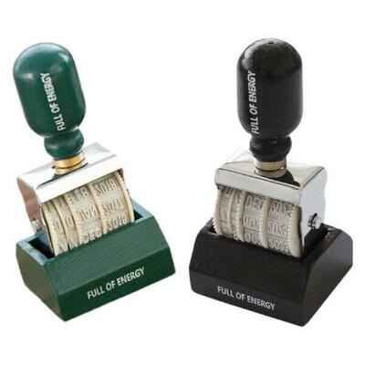 Roller Date Stamp Compact Small Date Stamper for Art