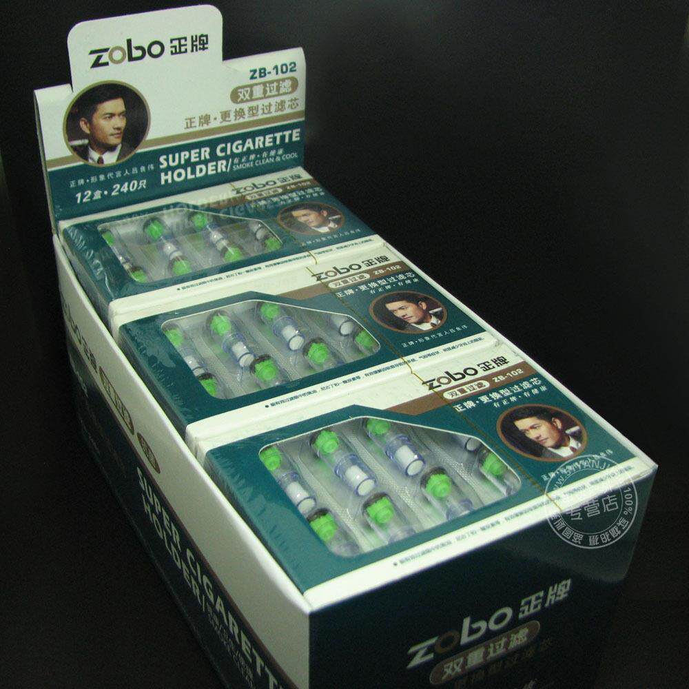 申达 ZOBO正牌烟嘴ZB-102/128滤芯 棉芯双重过滤芯 烟芯 240支装