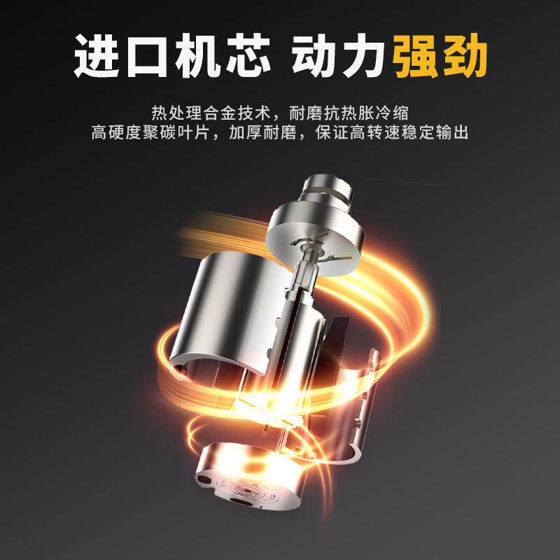拓普锐气动打磨机小型家用手持砂带机多功能抛光机高速环带机磨光