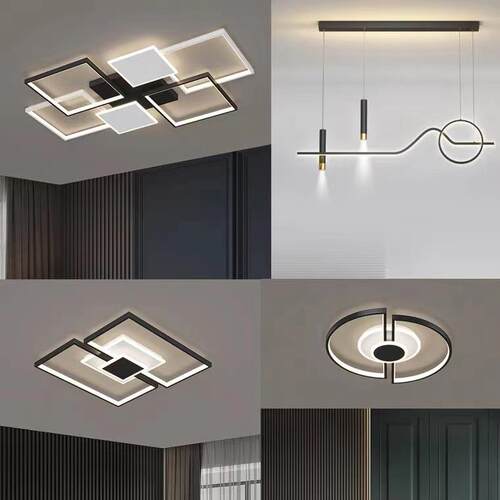 客厅灯2022新款现代简约大气吸顶灯主灯大灯轻奢全屋套餐组合灯具