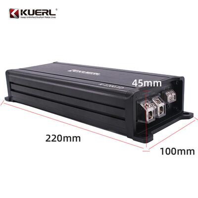 厂家车载音响改装1200W单路数字D类大功率汽车功放