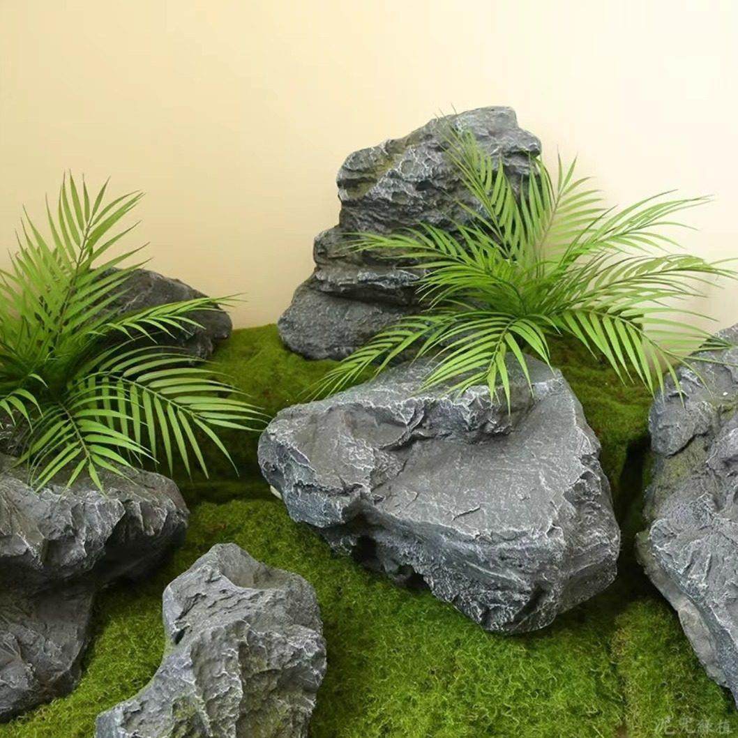 仿真假石头庭院造景装饰道具摆件假山景观陈设橱窗装饰钢玻璃石头,家居饰品,户外/庭院摆件,淘宝优惠券,粉丝福利购,淘宝优惠卷