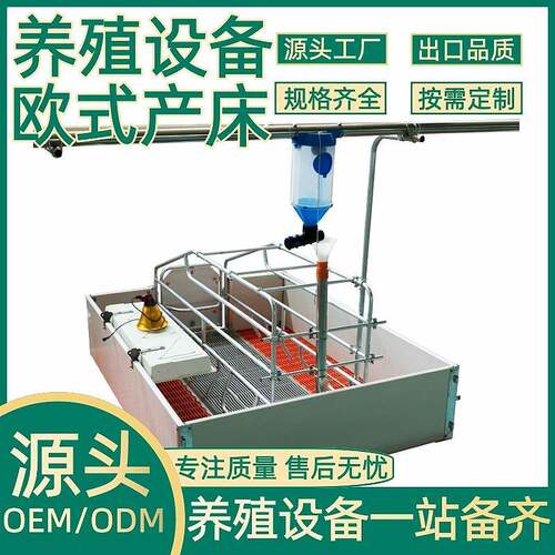 农牧养殖设备养殖场养猪场欧式产床单体双体产床母猪分娩床