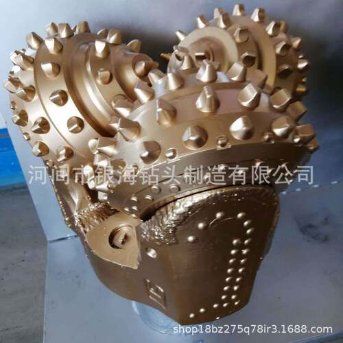 钻头厂家供应橡胶滑动密封215mm三牙轮凿岩机钻机钻探潜孔钻