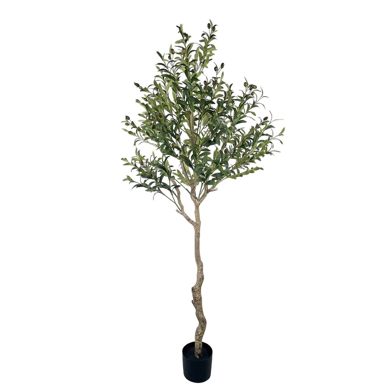 绿植仿真橄榄树仿生假绿植盆栽摆件客厅大型仿真植物假树仿真树