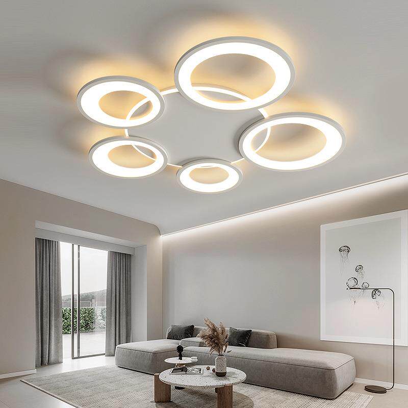 卧室客厅灯简约大气LED吸顶灯餐吊灯时尚全屋灯具套餐智能调光