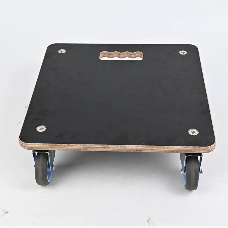 木质移动搬运工具方形380mm 带刹车 轮子直径75mm