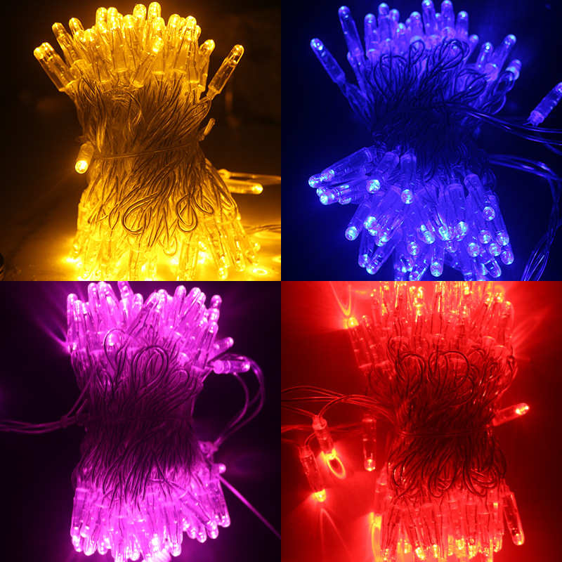 跨境ip67防水灌胶泡壳灯串led满天星星灯串圣诞节装饰灯小彩灯串