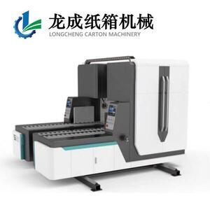 龙成机械 全自动打包机 纸箱打捆机 PE结束带瓦楞纸箱捆扎机