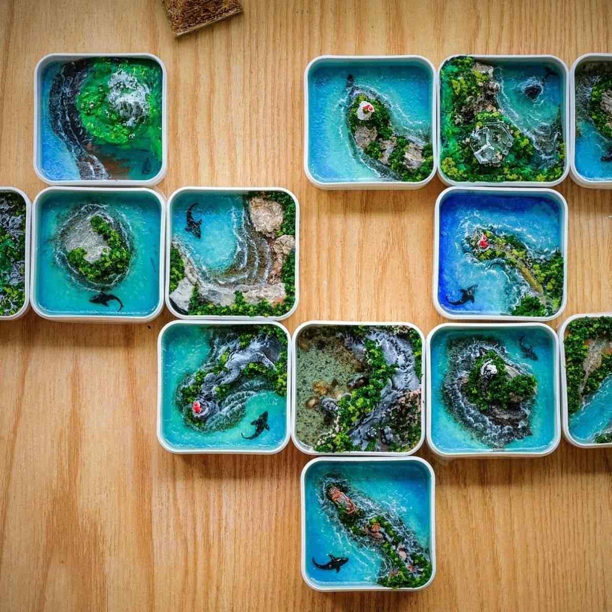 微观造景消失的她灯塔礼品爱人情人礼物高颜值纪念微缩场景摆件