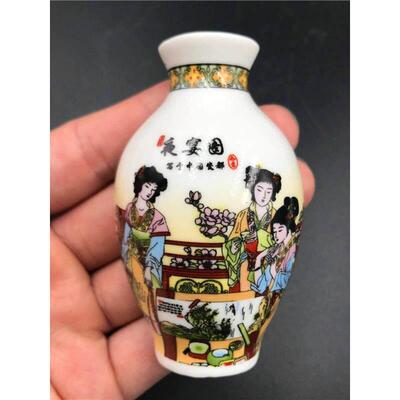 Chinese souvenir china ceramic vase fridge magnet tourist