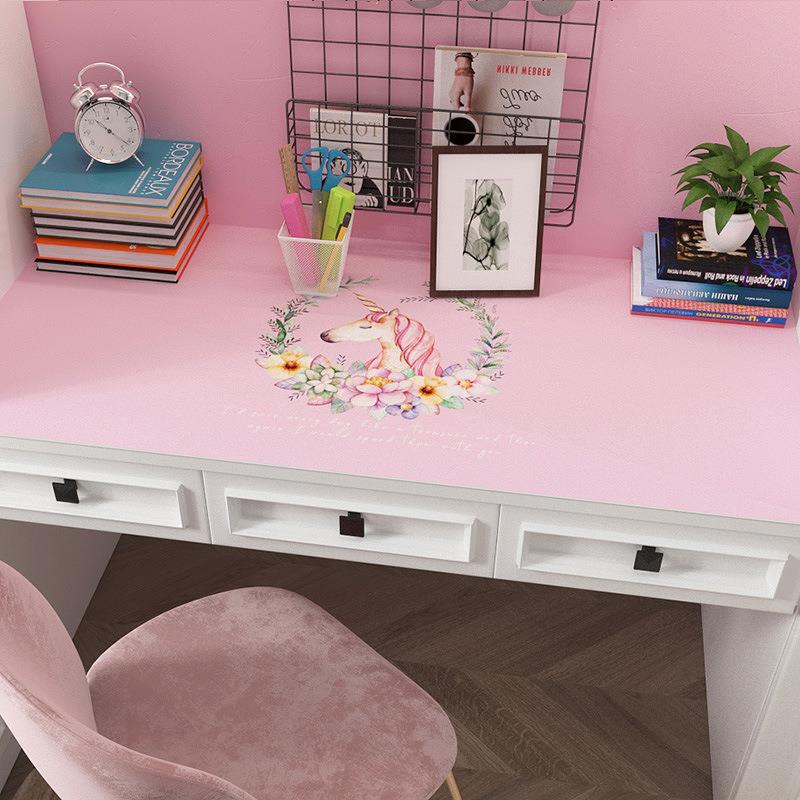 P66D皮革桌垫书桌布学生女生儿童电脑桌面保护垫写字台学习专用桌