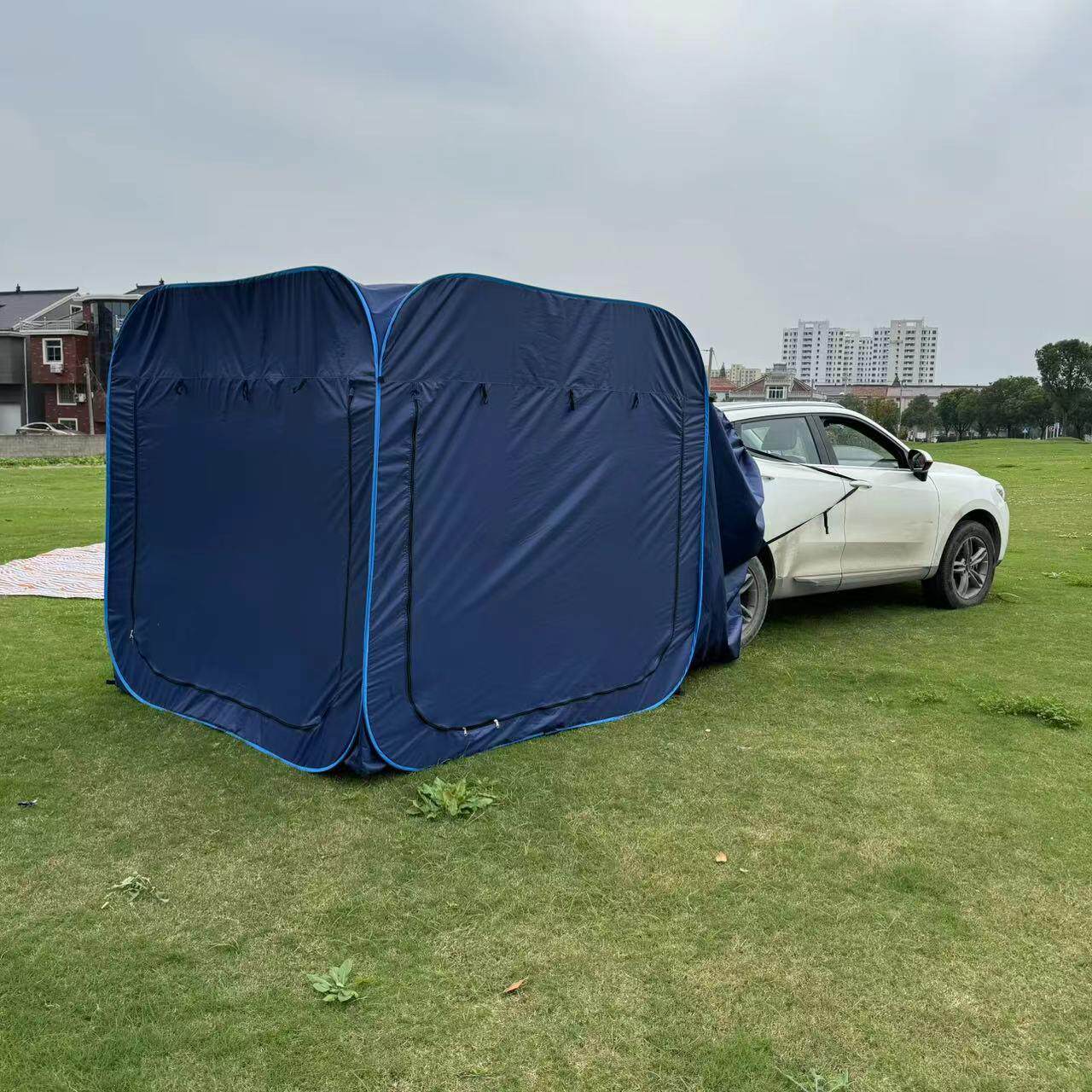 全自动车尾帐篷后尾箱帐防蚊防雨越野汽车户外野营车边遮阳棚