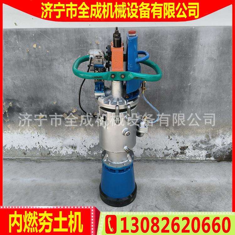 建筑沟槽立式汽夯价格全成HB120型振动夯济宁水冷汽油夯土机厂家