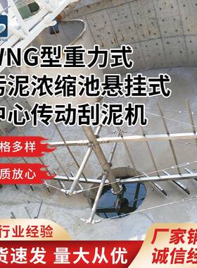 悬挂式中心传动刮泥机WNG型重力式浓缩池污泥处理全桥/半桥