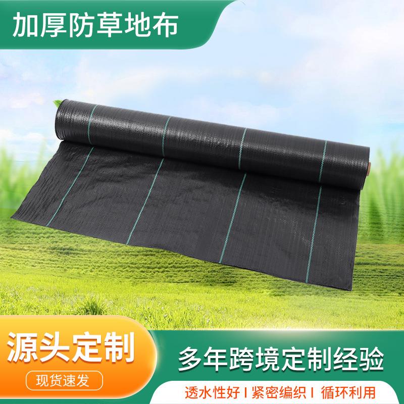 防草布除草布农用抑草遮草布透气透水果园果树90g盖草布园艺地布