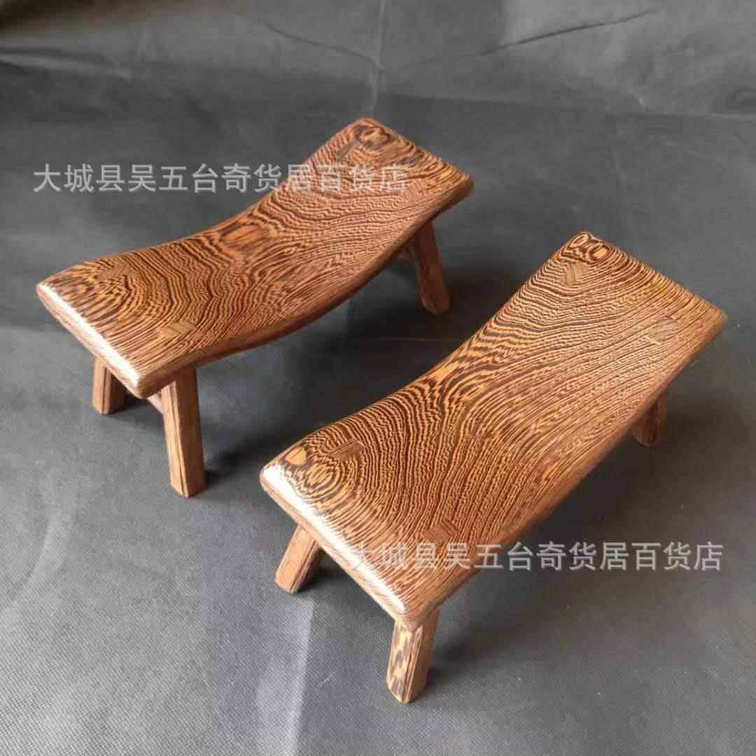 鸡翅木按摩器 瑜伽棒木质按摩滚轮式按摩器背部腰部腿部按摩棒