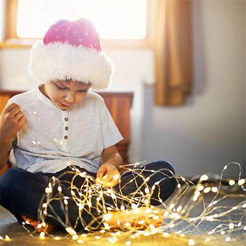 Fairy Lights Copper Wire LED Light String Christmas Garland