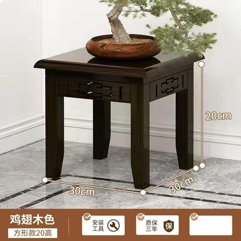 鱼缸底座承重摆架托 托架托 托盘实木鱼缸落地凳子覆古新中式45鱼