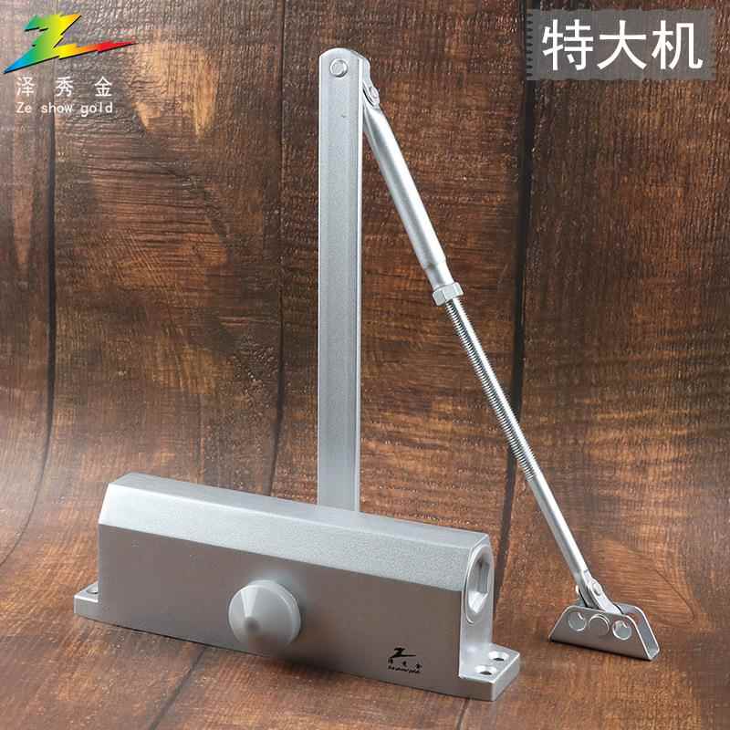 泽秀金闭门器不锈钢木门承重100KG防冻液压缓冲关门器北方可用