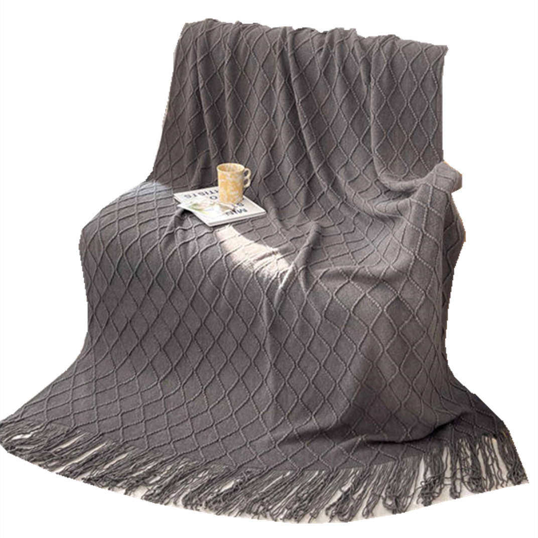 沙发巾毯子办公室毯北欧床毯毯复古纯色盖尾搭午睡搭 ins巾空调毯,床上用品,休闲毯/毛毯/绒毯,淘宝优惠券,粉丝福利购,淘宝优惠卷