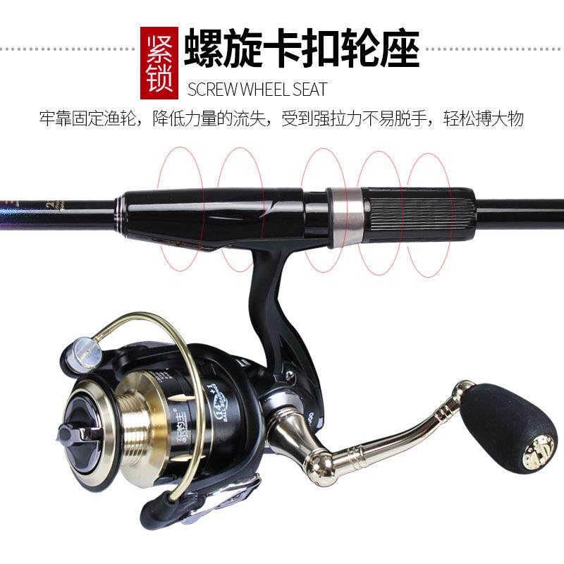 灵敏小矶竿软尾迷你便携碳素桥筏竿轻短节抛竿爆炸矶钓竿套装杆