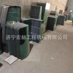 7钢化 夹胶 前挡上下 挖掘机玻璃PC220 天窗 PC210 右大臂 推拉