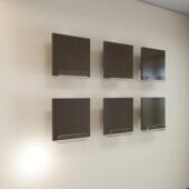 瓷砖样块色板卡槽展示架壁挂式 木地板石材试用包压克力陈列架