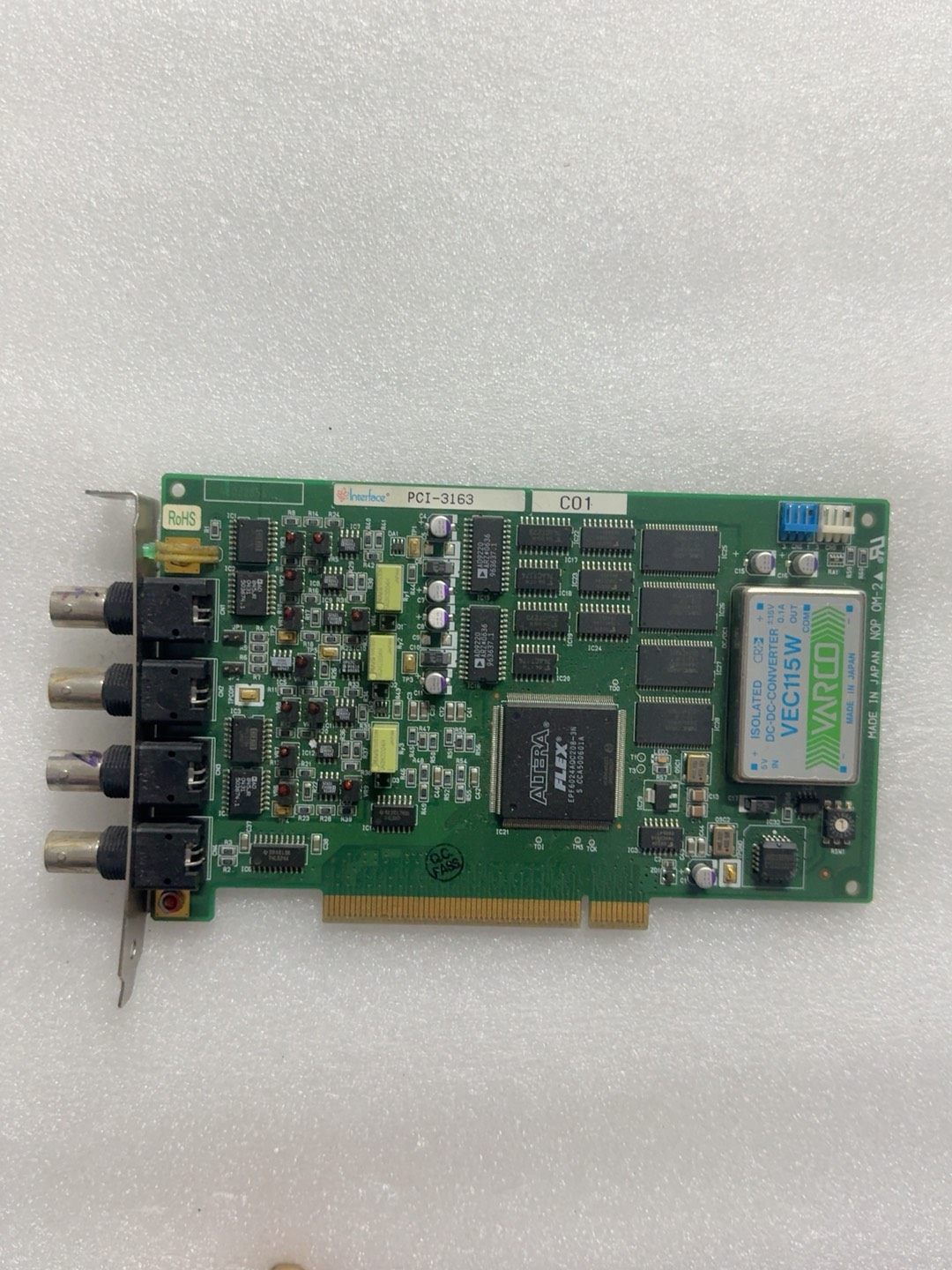 Interface PCI-3163 采集卡 拆机图像采集卡