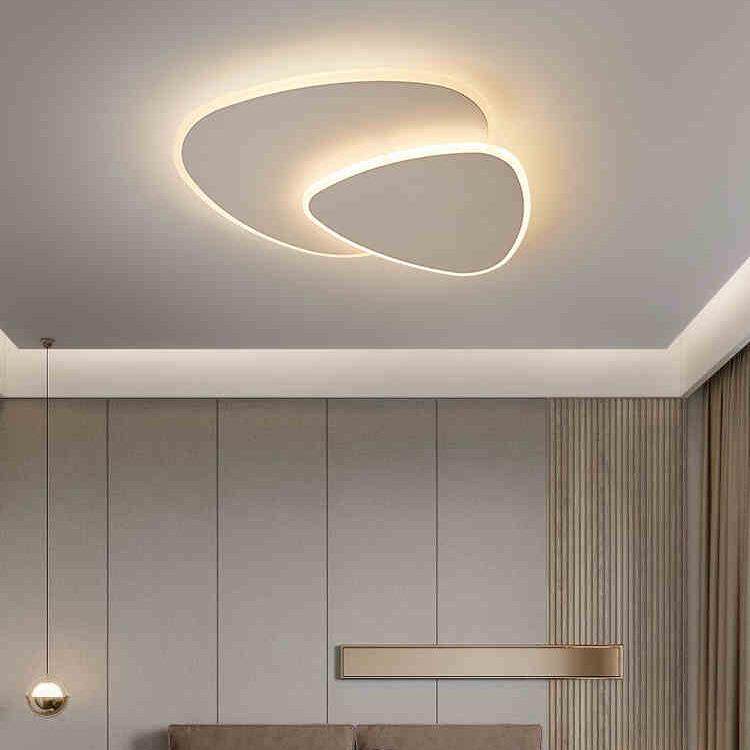 现代卧室吸顶灯简约个性心形儿童灯创意大气温馨浪漫房间LED 灯具