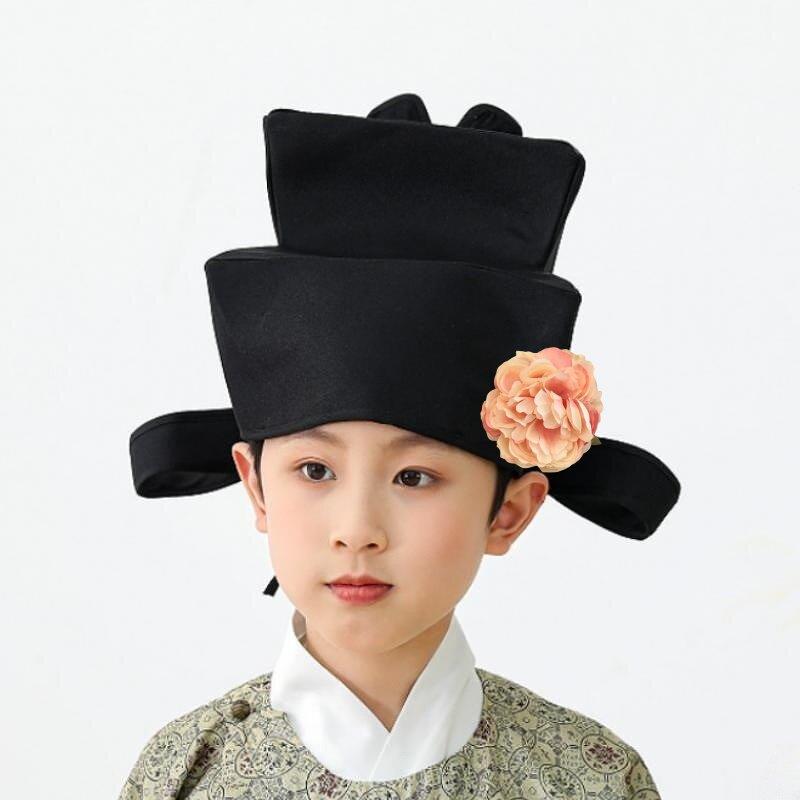 宋制交角交翅幞头乌纱帽宋圆领交领古装汉服帽子立帻巾儒雅头巾帽