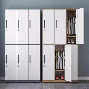 拆装 更衣柜浴室健身房多门带锁换衣柜员工宿舍套色铁制储物柜厂家