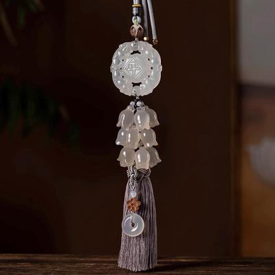 新款平女安福汽车件高档玉石玛网红瑙神款玉髓吊挂坠饰品