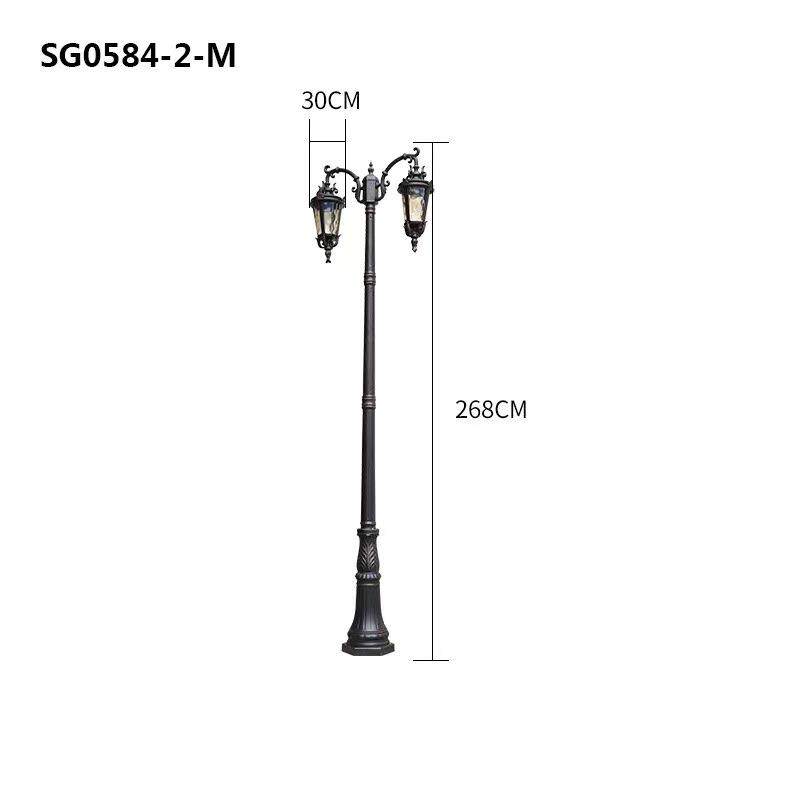 双头庭院观路道灯式户外景灯小区sg0584定花欧园灯过灯高杆灯草坪