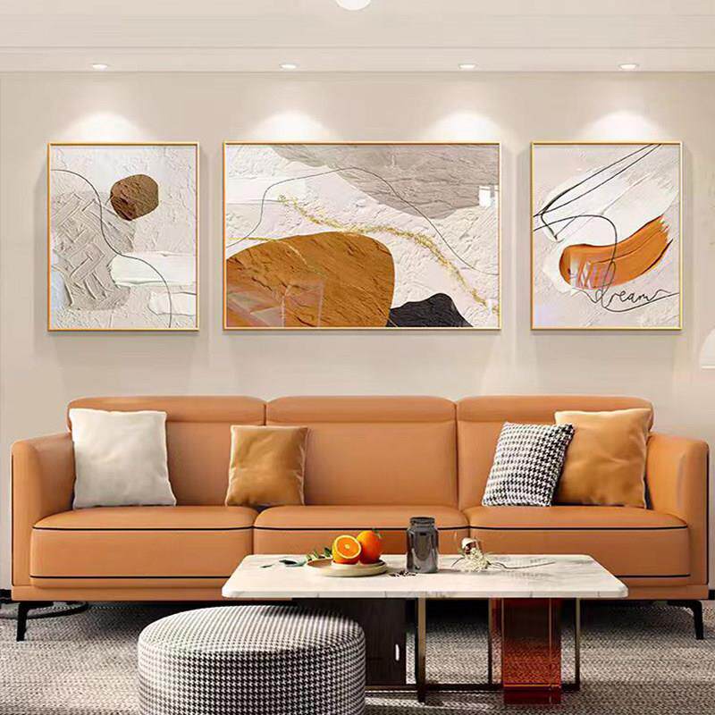轻奢抽象客厅装饰画 画现代简约大气沙发背景墙挂画 画高档艺术三