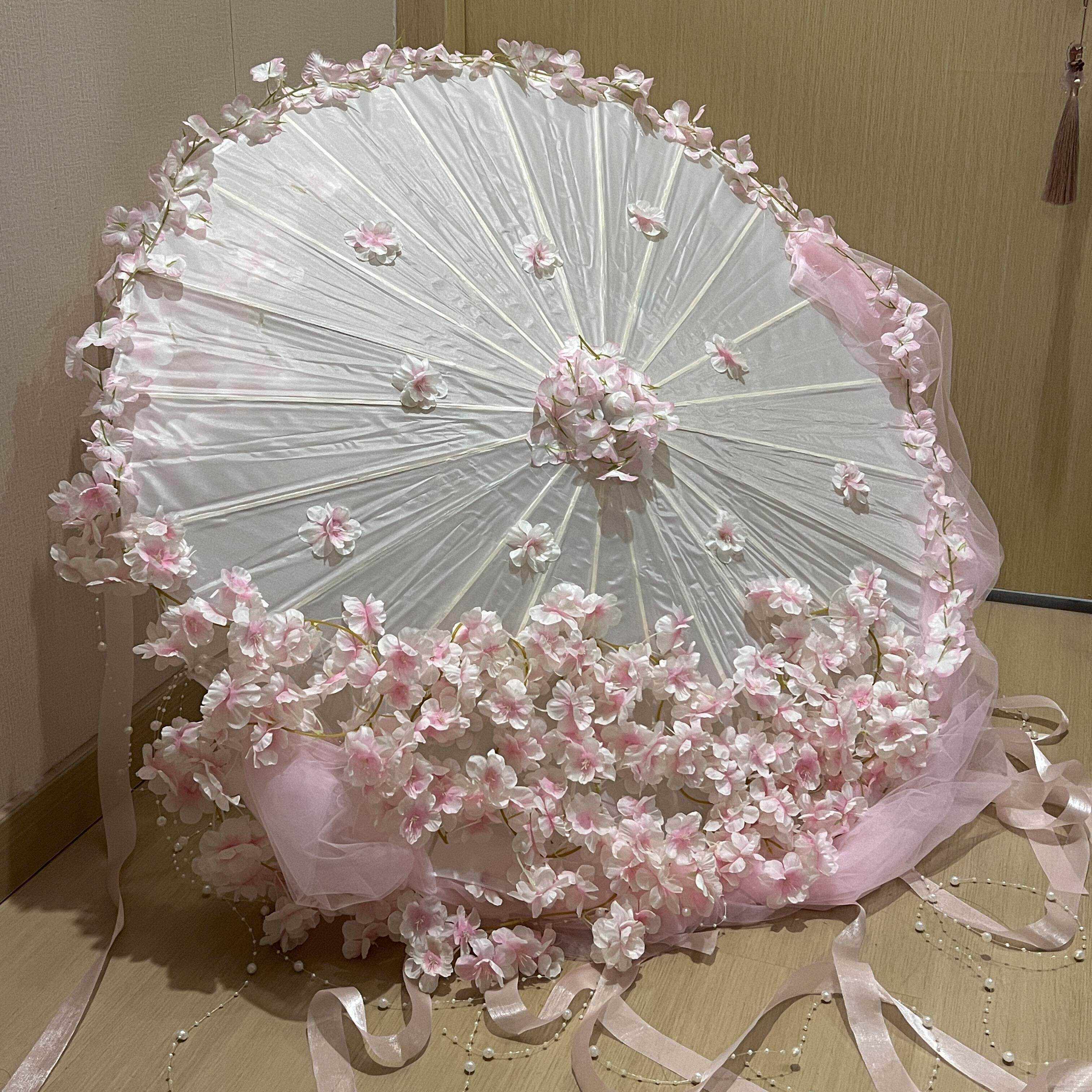 遮阳古风花仙子汉服cos伞