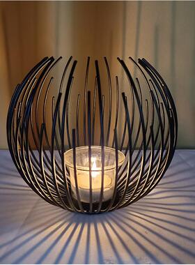 厂家直销欧式婚庆金属烛台家居礼品摆件铁艺烛台烂漫时光晚餐烛台