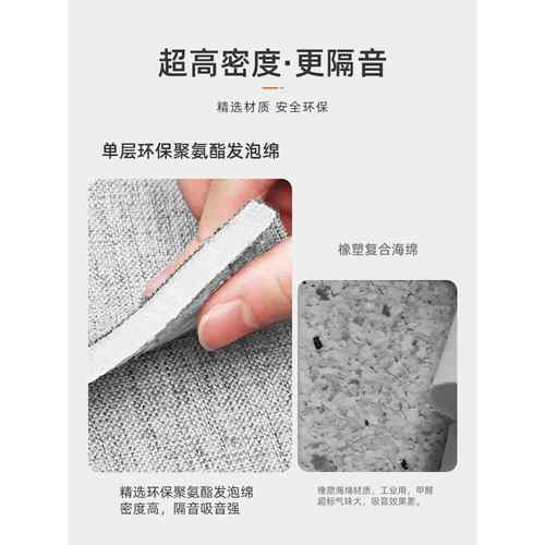 2387023电视背墙亚饰麻墙布自粘景墙板墙面装装墙自壁布软包隔音