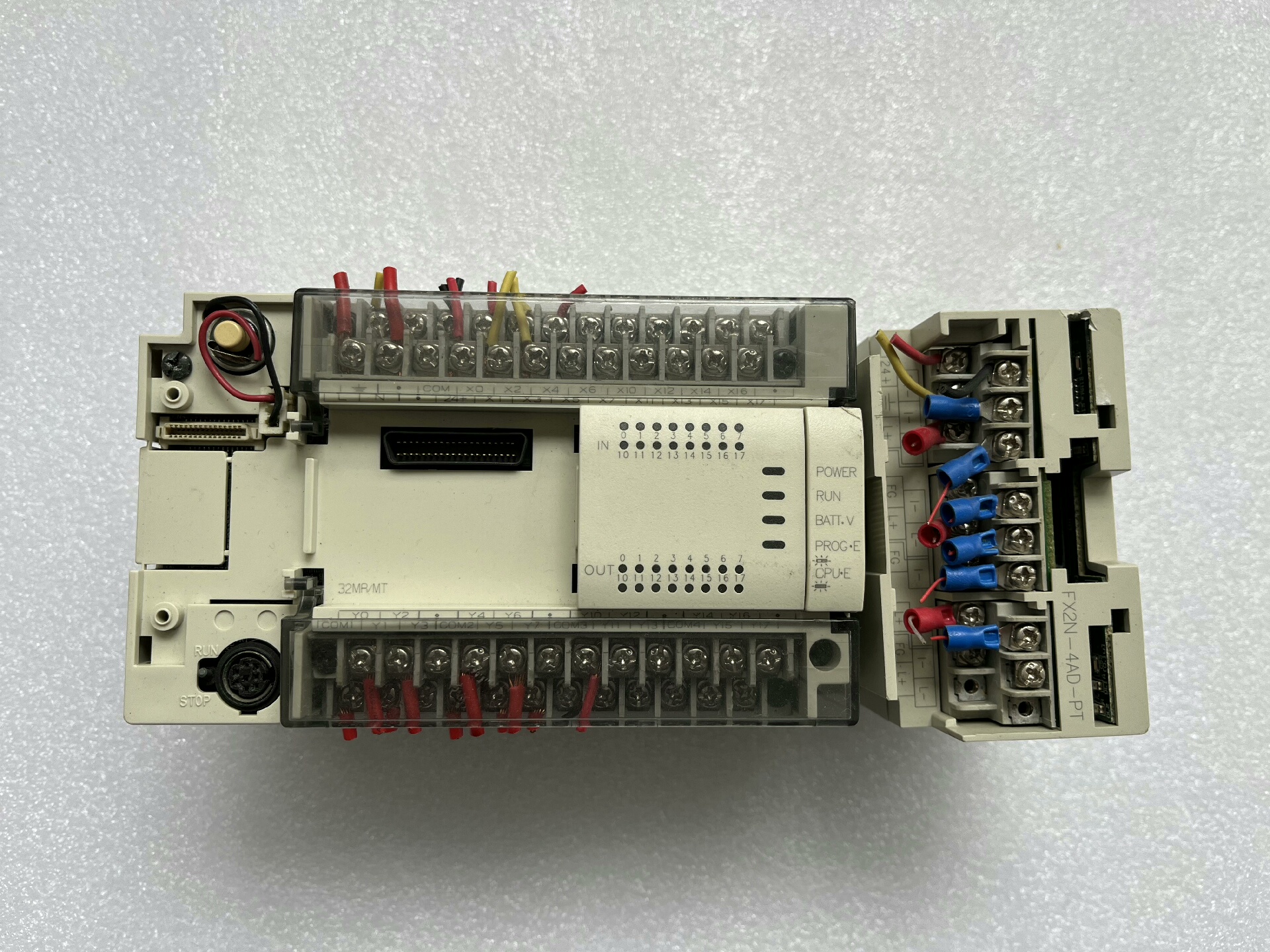 三菱pLC，FX2N-32MR-001拆机现货成色如图实物拍