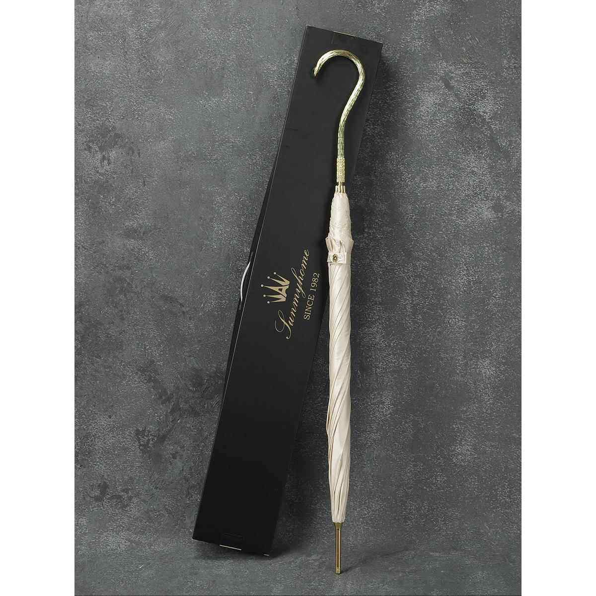 高档SUNMYHOME太?雀长柄双层晴雨孔伞女阳伞复古遮阳伞高端廷宫轻