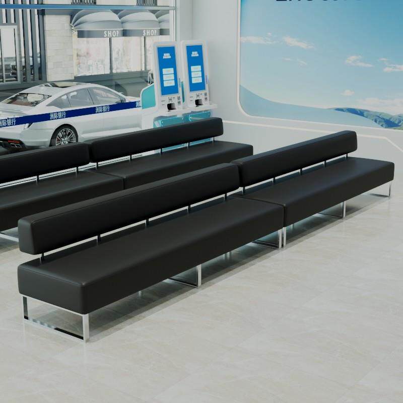 银行酒店大厅等待卡座沙发培训机构美发店休息区办公接待长条座椅