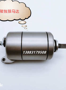 嘉陵新独狼金悍JH125独狼133独狼150起动马达启动电机