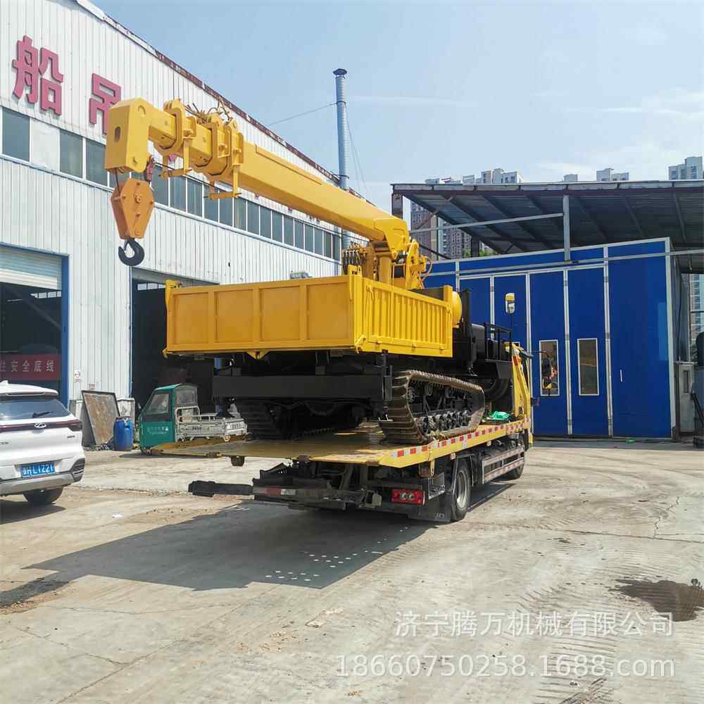 履带随车吊园林绿化吊树苗转运使用爬爬车厂家起重机工程