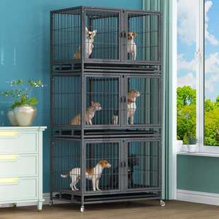 宠物店寄养笼犬舍狗笼繁殖笼子鸽子展示笼多层子母狗笼宠物笼具