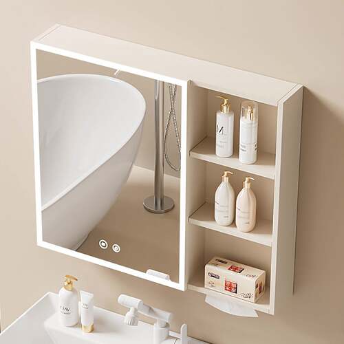 太空铝智能浴室镜柜挂墙式壁挂收纳架储物柜卫生间梳妆镜箱镜子柜