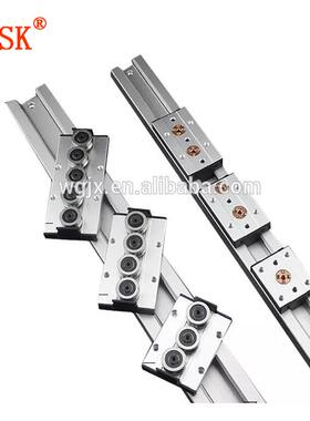 ERSK内置式双轴心滚轮导轨-----滑块SGR35XL