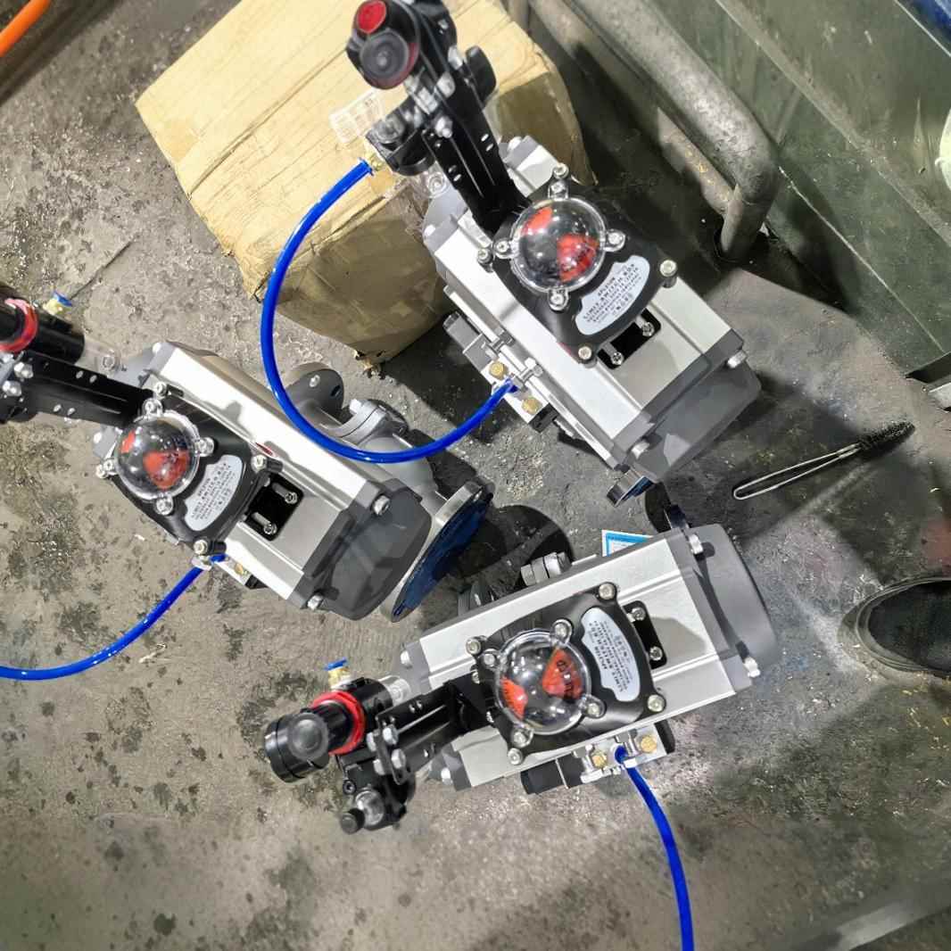 Q641F-16P/C不锈钢气动法兰球阀铸钢高温蒸汽阀门防爆切断阀