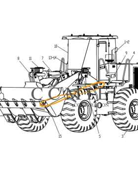 徐工装载机配件前中后传动轴 LW300KV/LW300KN/LW300FM/LW330RU
