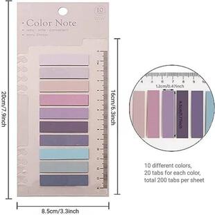 Note Tabs for Index BooK Marker Sticky Page 200pcs Writable